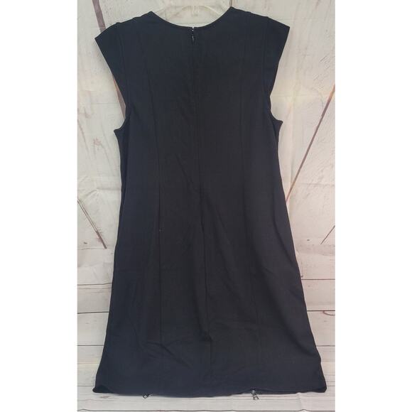 6TH & LN Sleeveless Dress Womens Size 18 Double Front Zipper Back Zip - Picture 2 of 6
